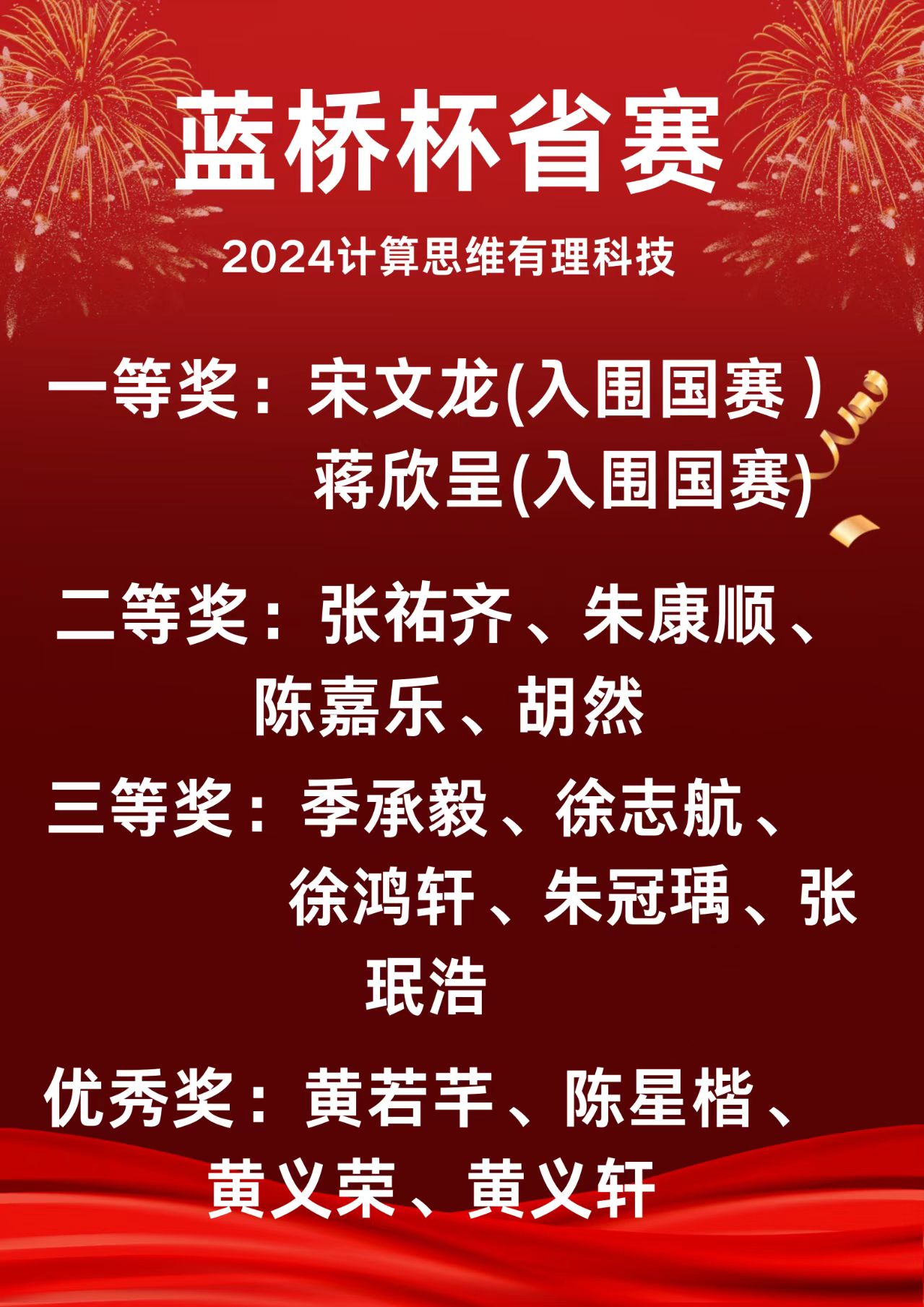 有理科技学生荣获蓝桥杯省赛多个奖项